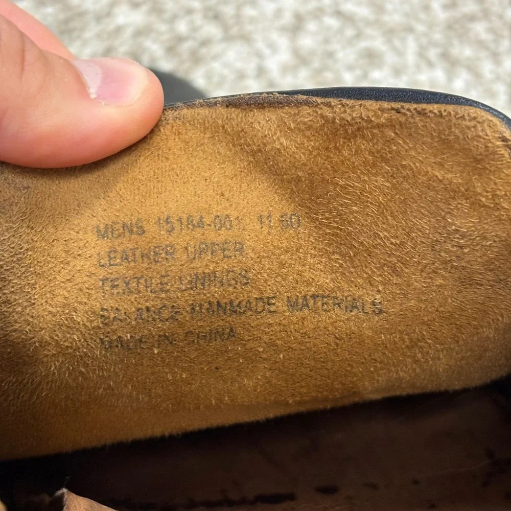Florsheim Postino Horse Bit Loafers Mens 11.5 D Black Leather Dress Shoes 15184